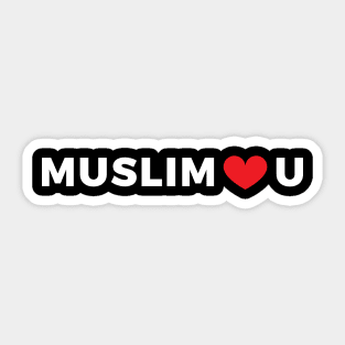 Muslim Love You Sticker